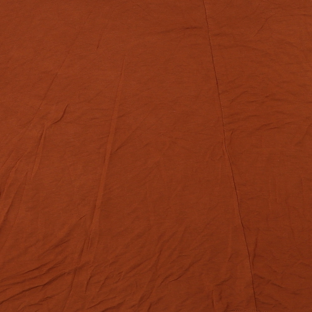 Primark Womens Brown Basic Blouse Size 10
