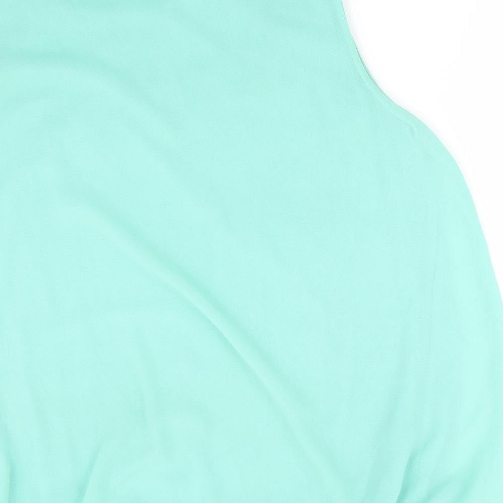 Quiz Womens Green Basic Blouse Size L