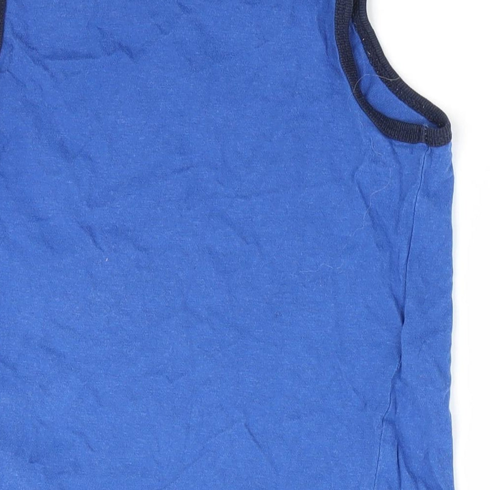 Primark Boys Blue Basic Tank Size 6-7 Years - Spaceman