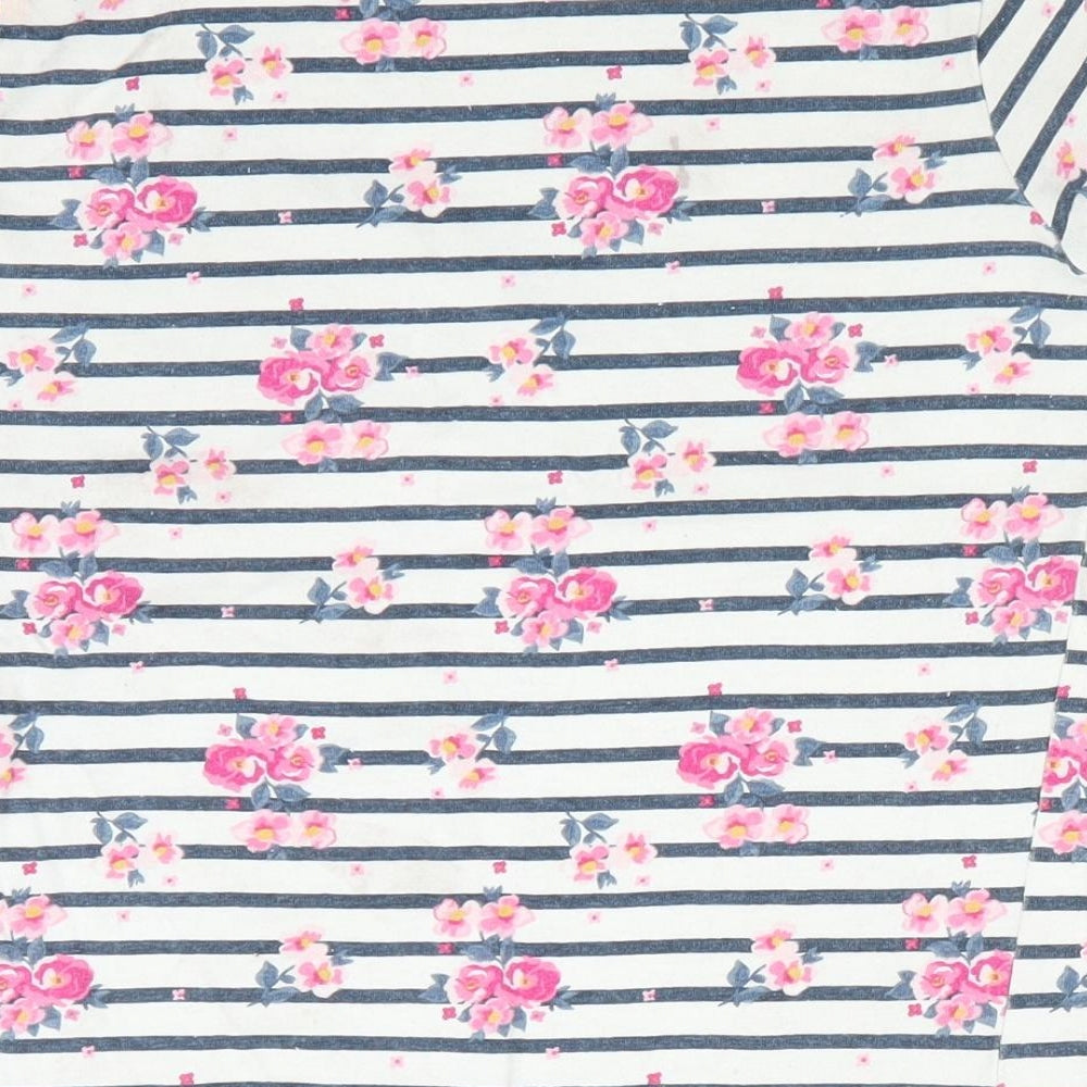 Primark Girls Blue Floral Basic T-Shirt Size 4-5 Years - Dream Big