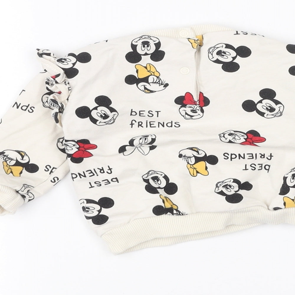 LC Waikiki Baby White Pullover Jumper Size 6-9 Months