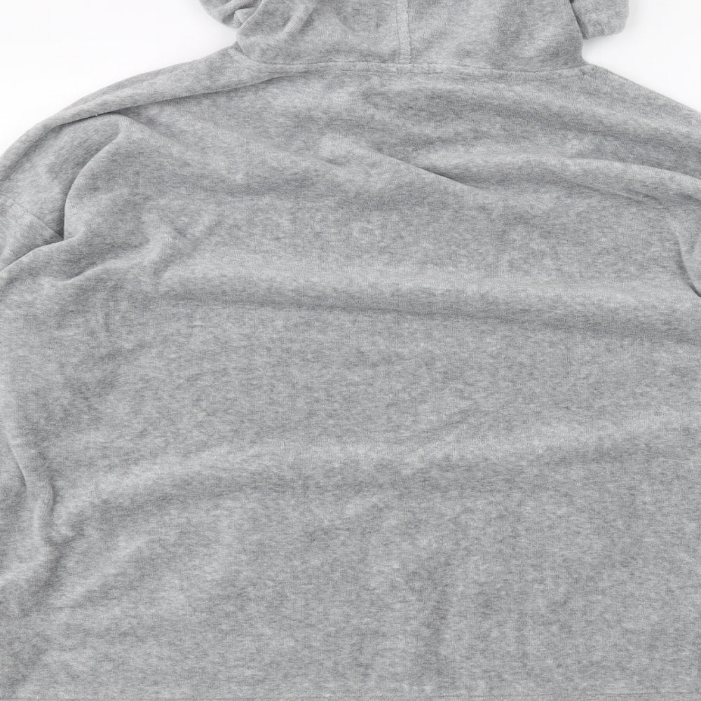 Papaya Womens Grey Pullover Hoodie Size L