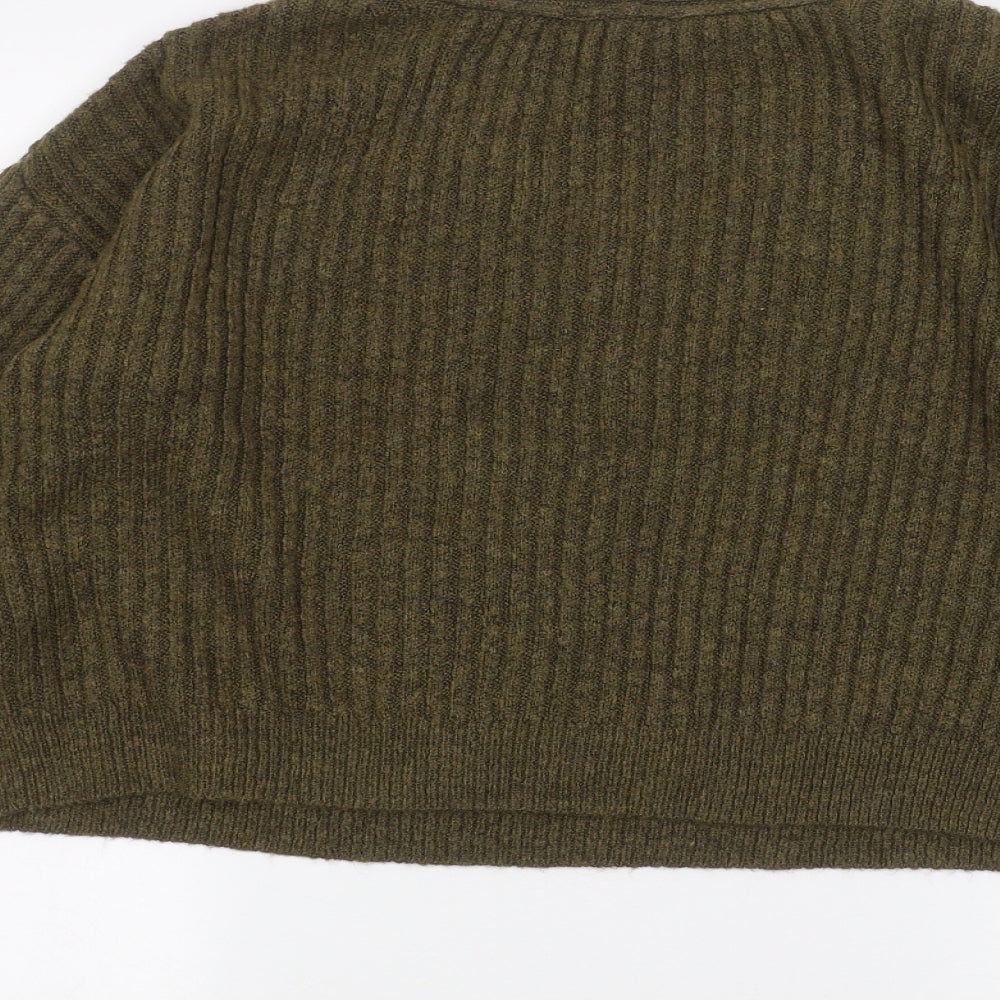 New Look Womens Green Pullover Jumper Size S