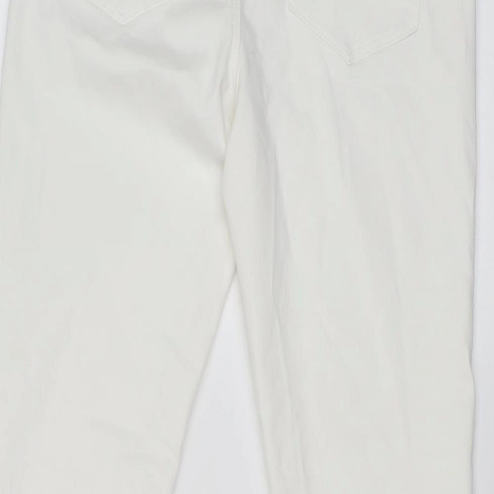 DENIM CO Womens White Skinny Jeans Size 12 L25 in