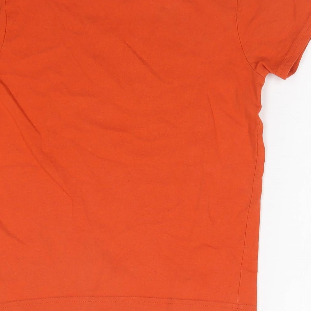 Primark Boys Orange Basic T-Shirt Size 7-8 Years
