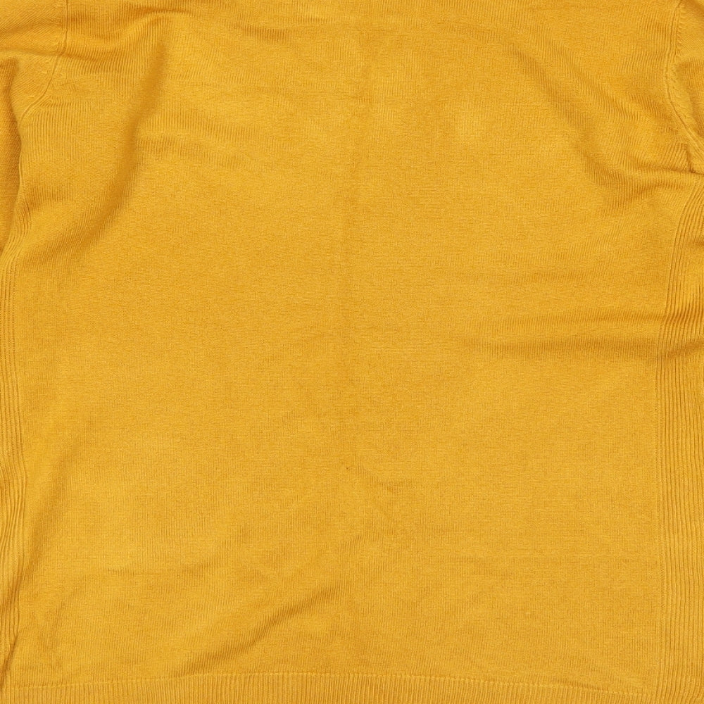 Atmosphere Womens Yellow Pullover Jumper Size 12