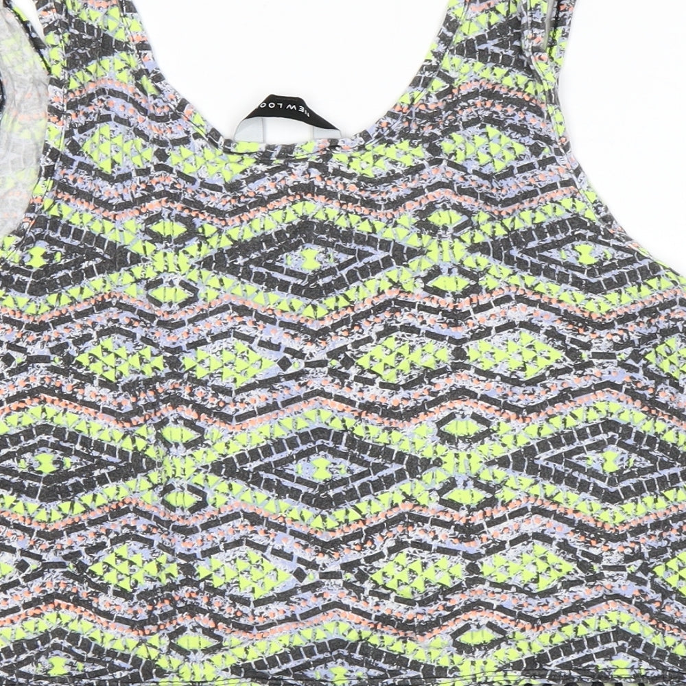 New Look Womens Multicoloured Basic Tank Size 12