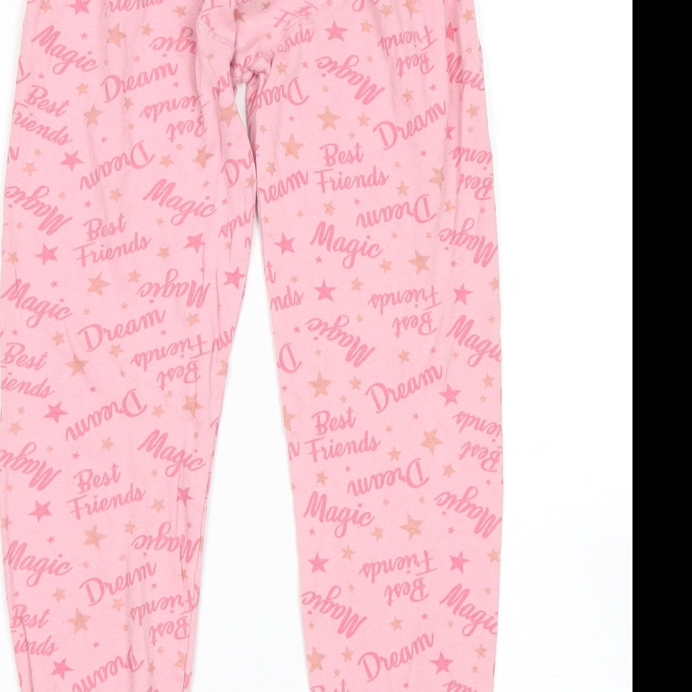 George Girls Pink Pyjama Pants Size 9-10 Years - disney