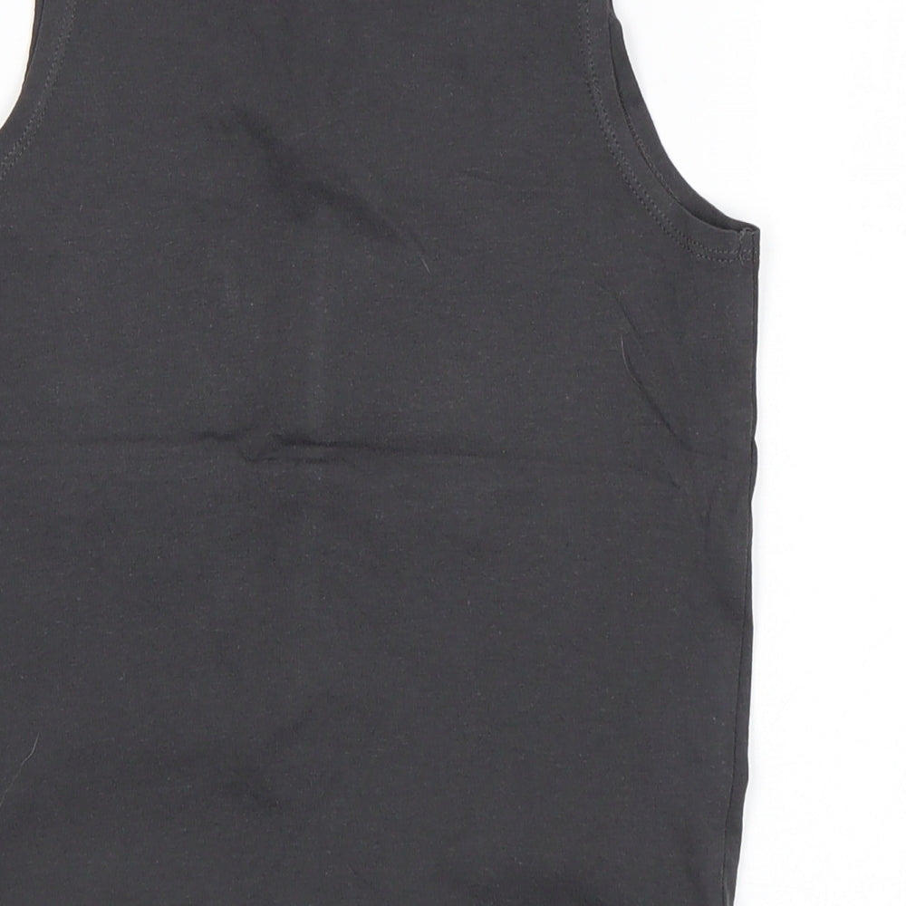 NEXT Girls Grey Basic Tank Size 9 Years