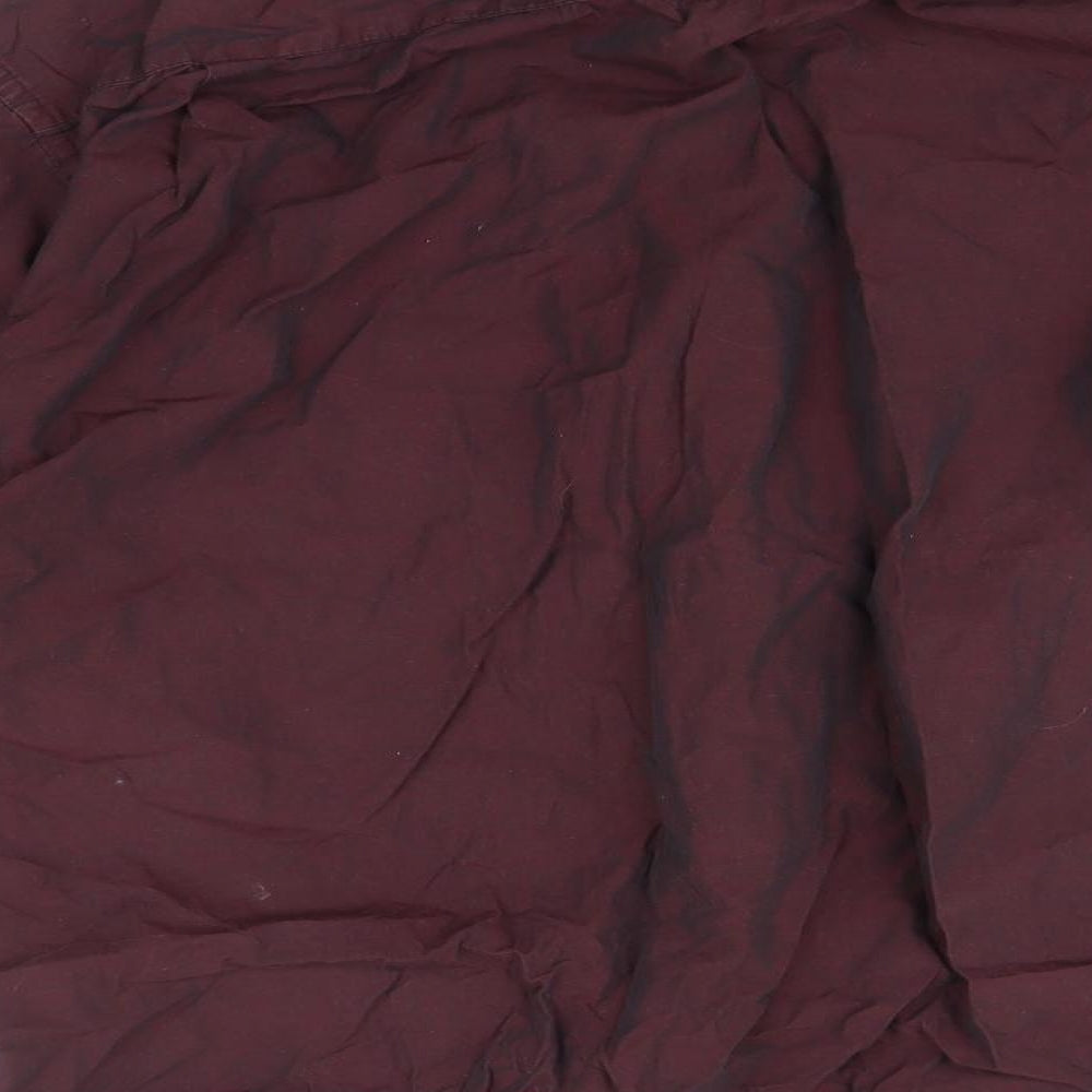 Copperstone Mens Purple Button-Up Size 15