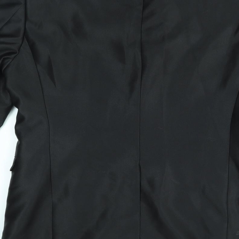 Dentikit Mens Black Jacket Blazer