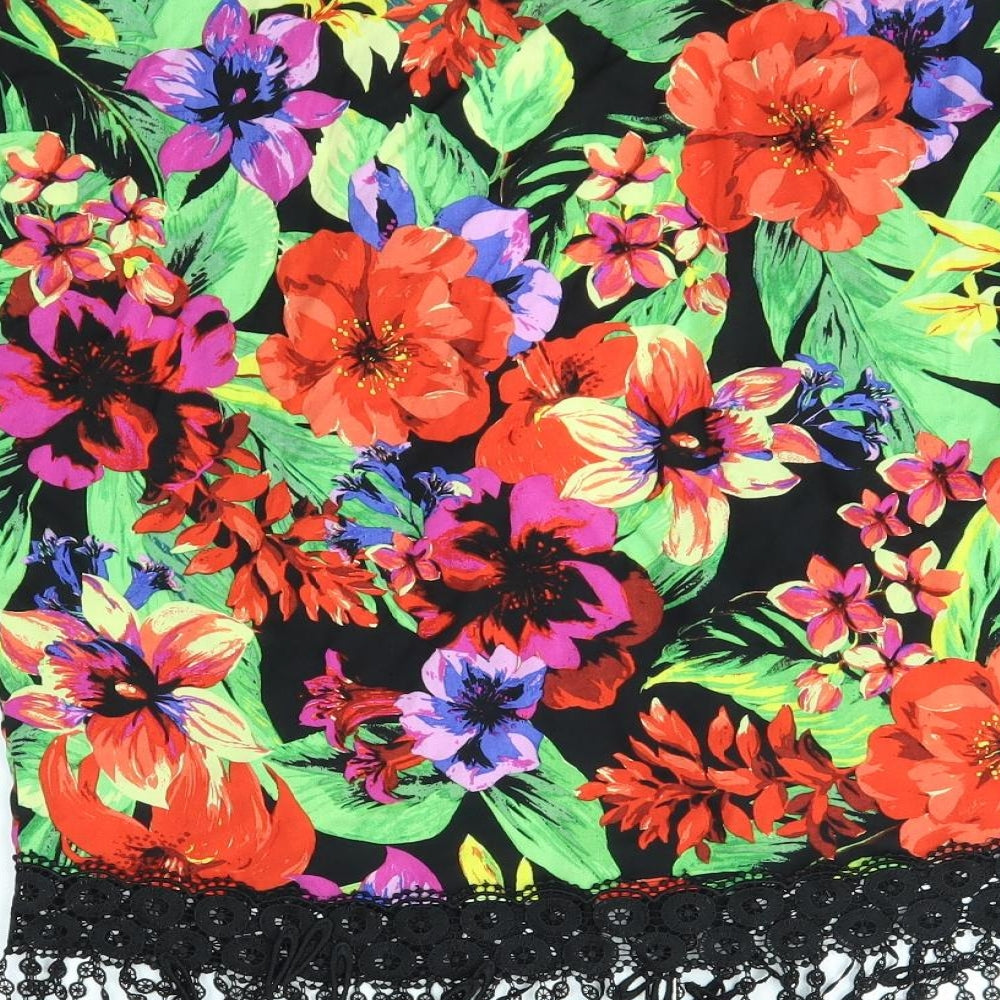 Marks & Spencer Womens Multicoloured Floral Cardigan Jumper Size S