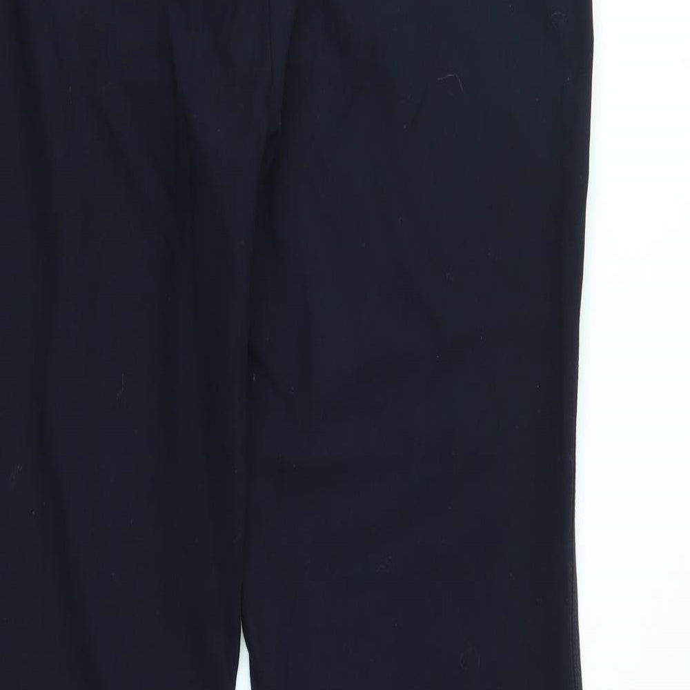 Marks & Spencer Womens Blue Trousers Size 10 L28 in