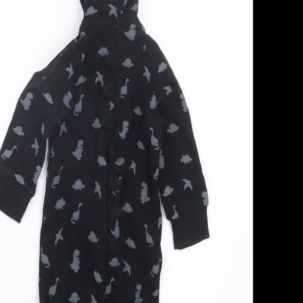 George Boys Black Geometric Jacket Size 3-6 Months - One Piece