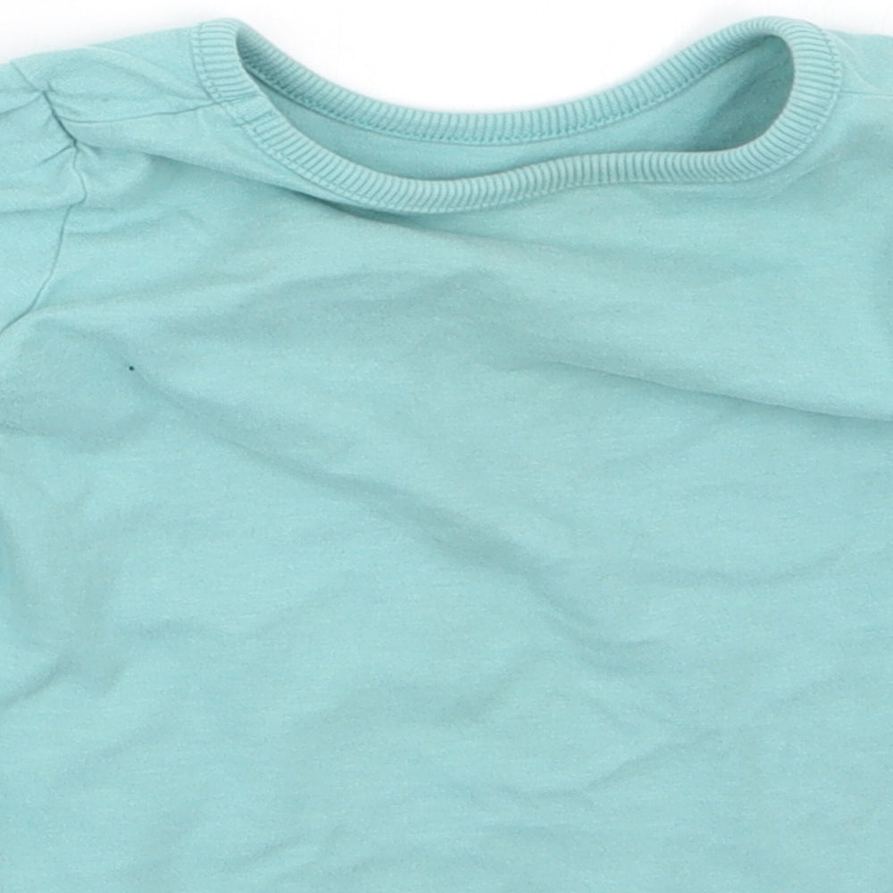 George Baby Green Basic T-Shirt Size 9-12 Months