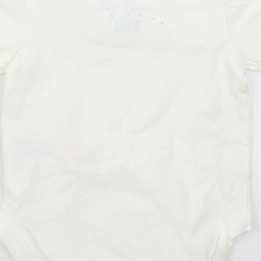 F&F Baby White Babygrow One-Piece Size 0-3 Months