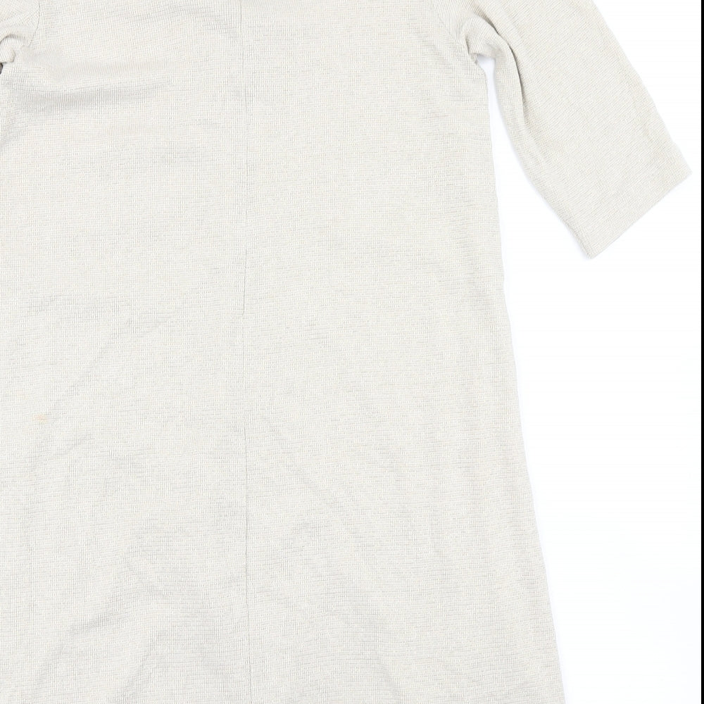 Zara Womens Beige A-Line Size M