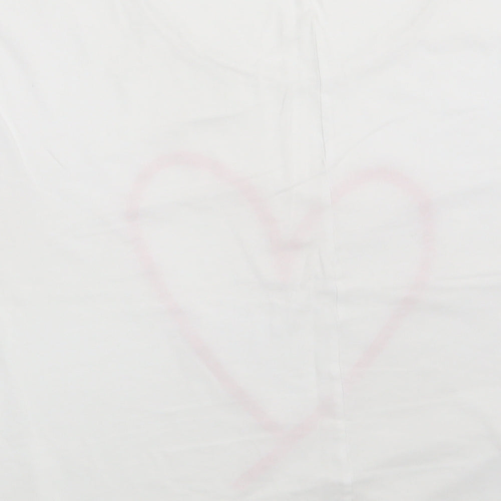 NEXT Womens White Basic T-Shirt Size M