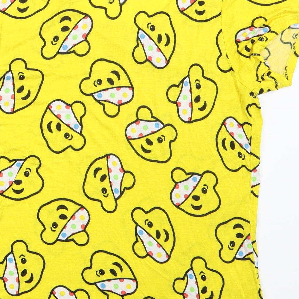 George Womens Yellow Basic T-Shirt Size S