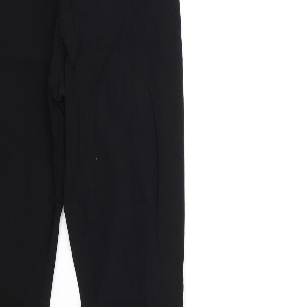 Preworn Womens Black Trousers Size 10 L29 in