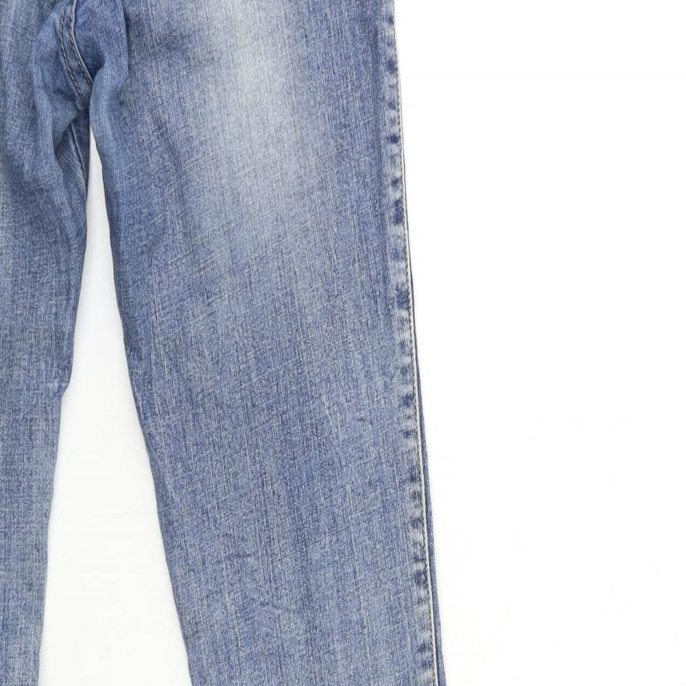 MISS DIANA Womens Blue Denim Skinny Jeans Size L L26 in