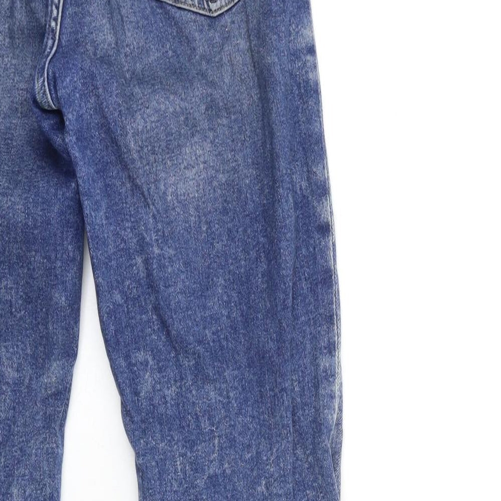 H&M Womens Blue Denim Skinny Jeans Size 8 L28 in