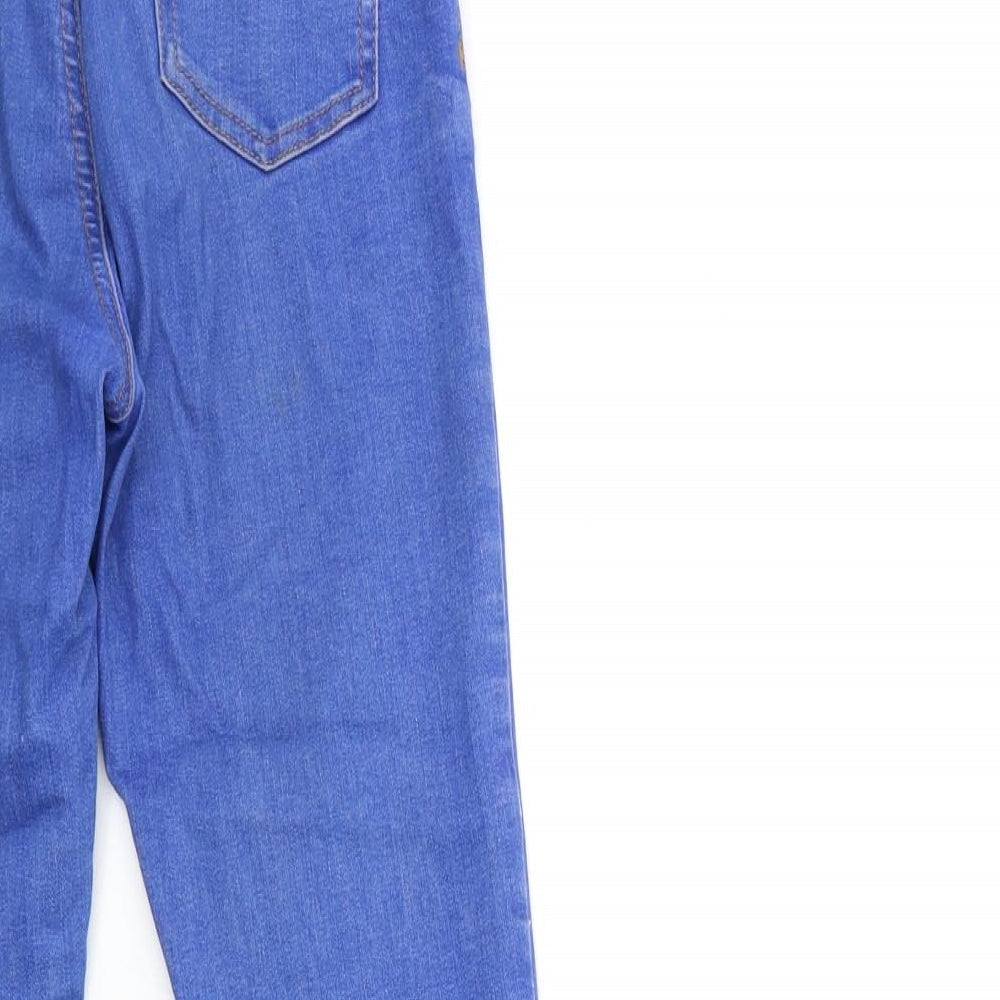 Denim & Co. Womens Blue Denim Skinny Jeans Size 8 L26 in