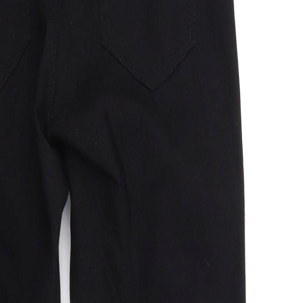 Denim & Co. Womens Black Denim Jegging Jeans Size 10 L29 in