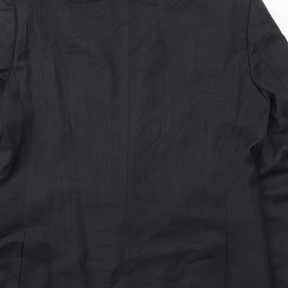 Tiger Mens Grey Jacket Suit Jacket Size 38