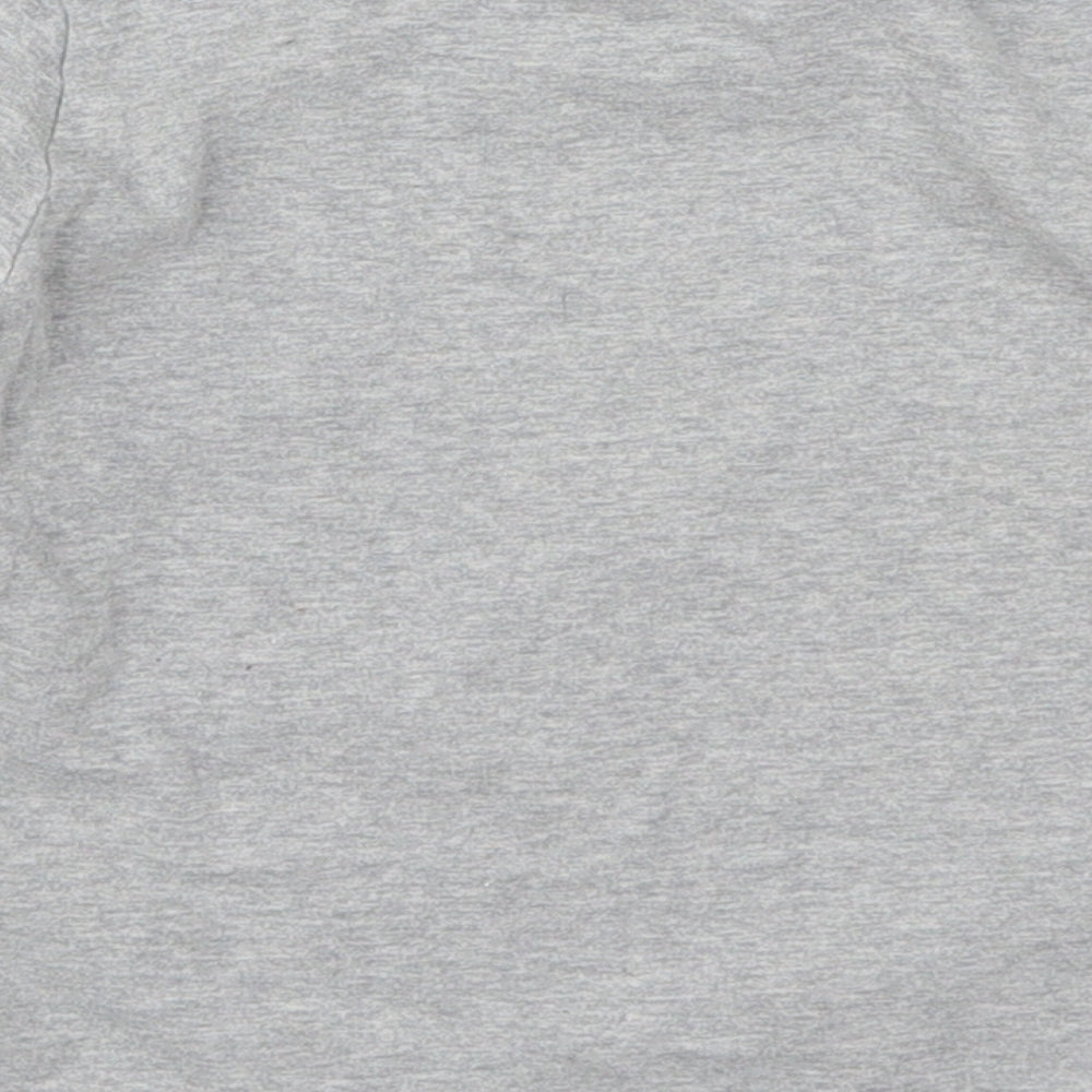 Preworn Boys Grey Solid Pyjama Top Size 5-6 Years - Minions I Won't Bite