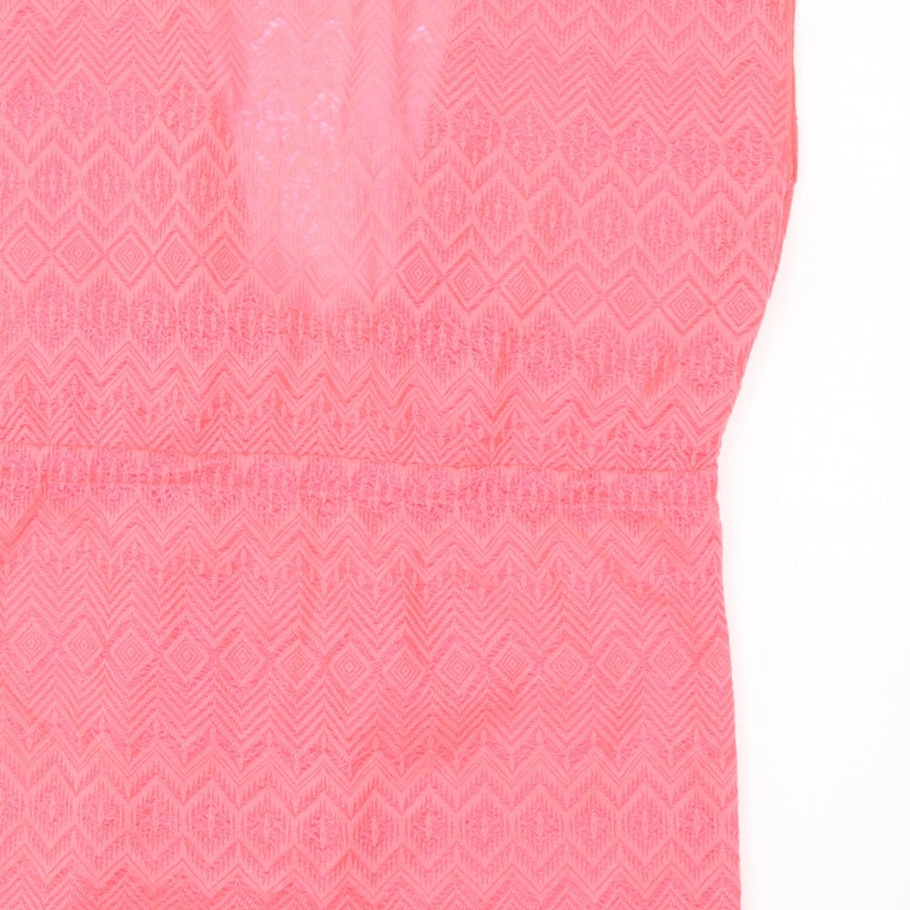 Atmosphere Womens Pink T-Shirt Dress Size M - Beachwear