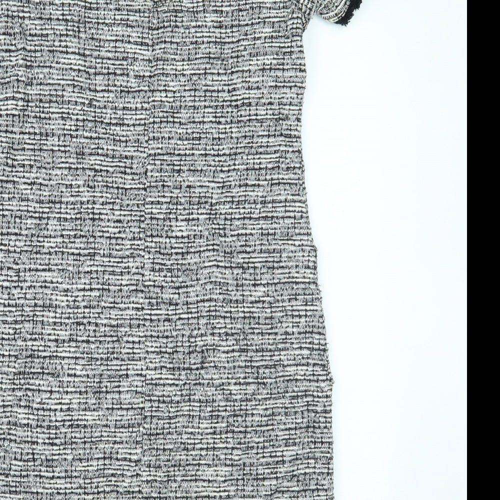 New Look Womens Grey A-Line Size 8