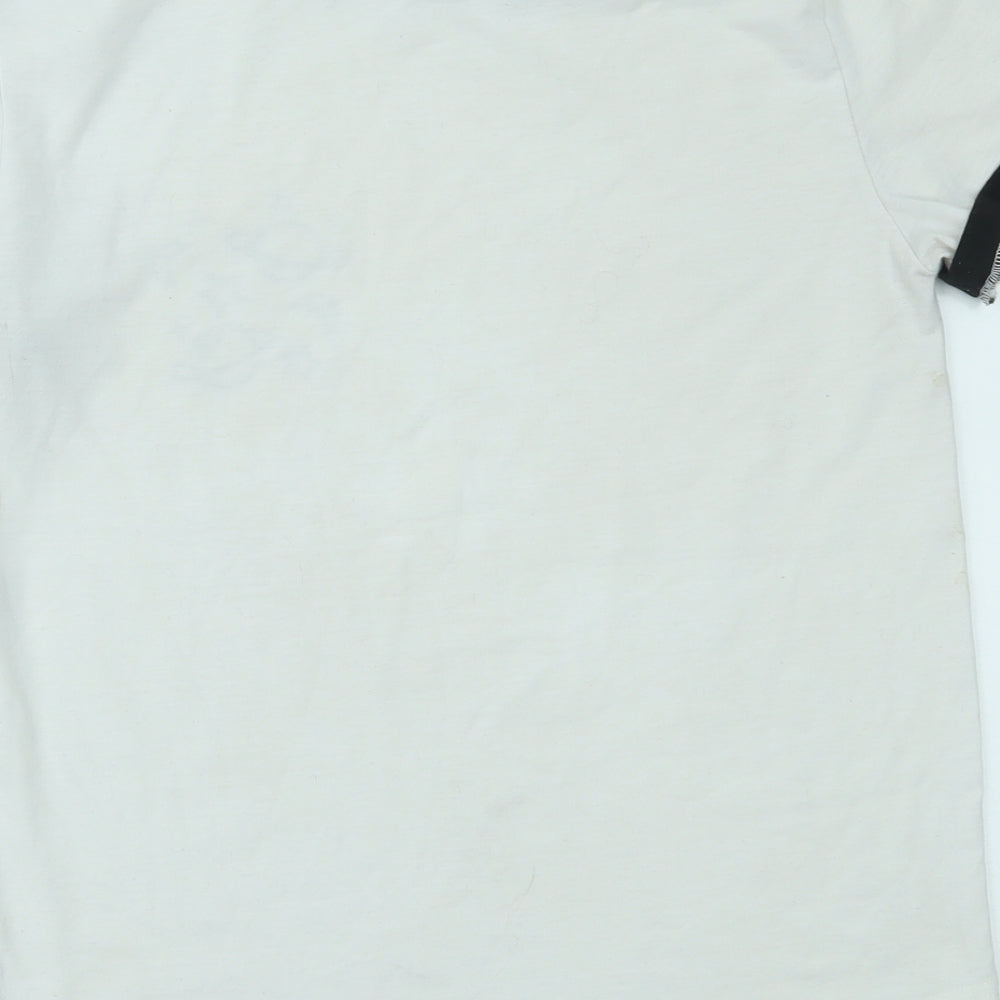 SheIn Womens White Basic T-Shirt Size S
