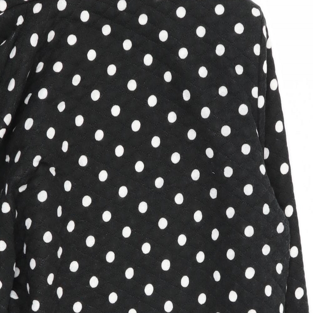 collection Womens Multicoloured Polka Dot Wrap Jumper Size 10