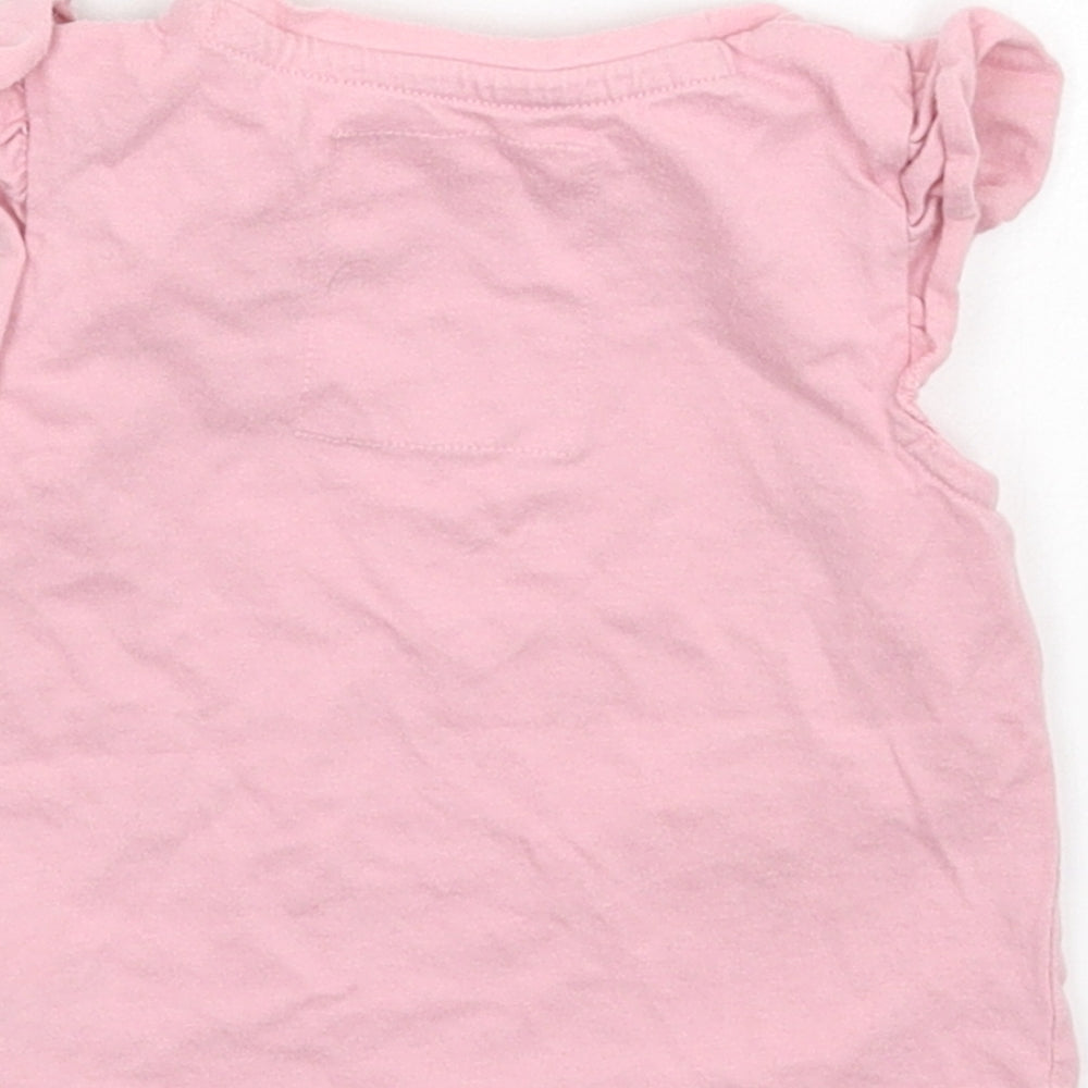 Merc Girls Pink Basic Tank Size 6-9 Months