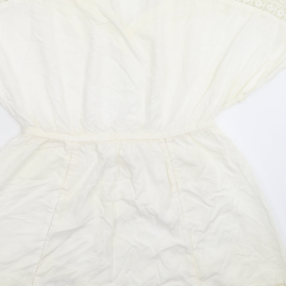 NEXT Womens White Fit & Flare Size M