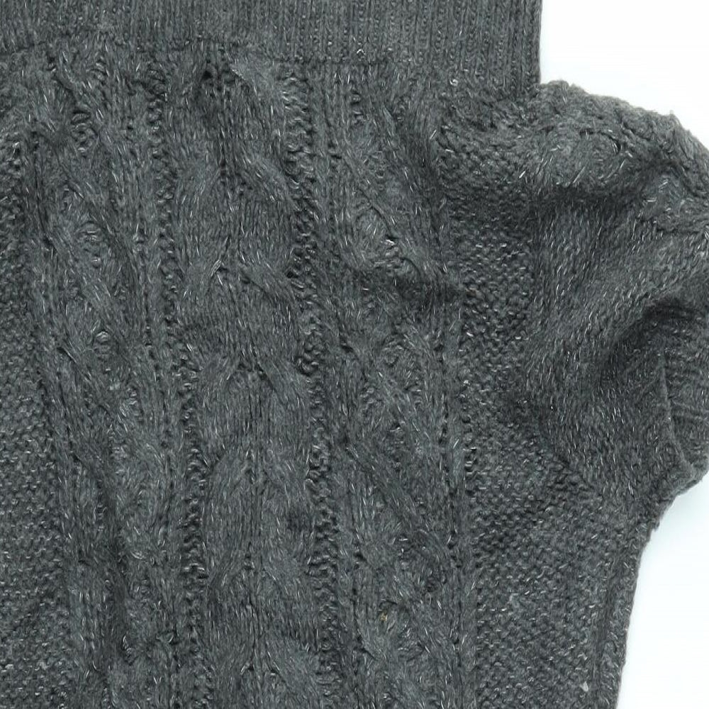BCBG Womens Grey Pullover Jumper Size M