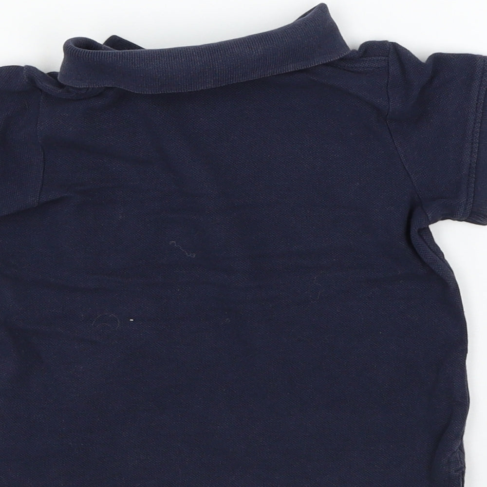 Lupliu Boys Blue Jersey Basic T-Shirt Size 24 Months
