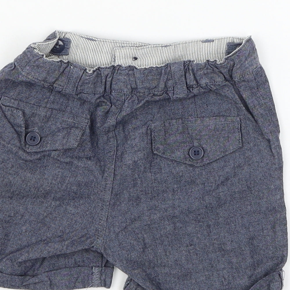 La Redoute Boys Blue Cropped Trousers Size 18 Months