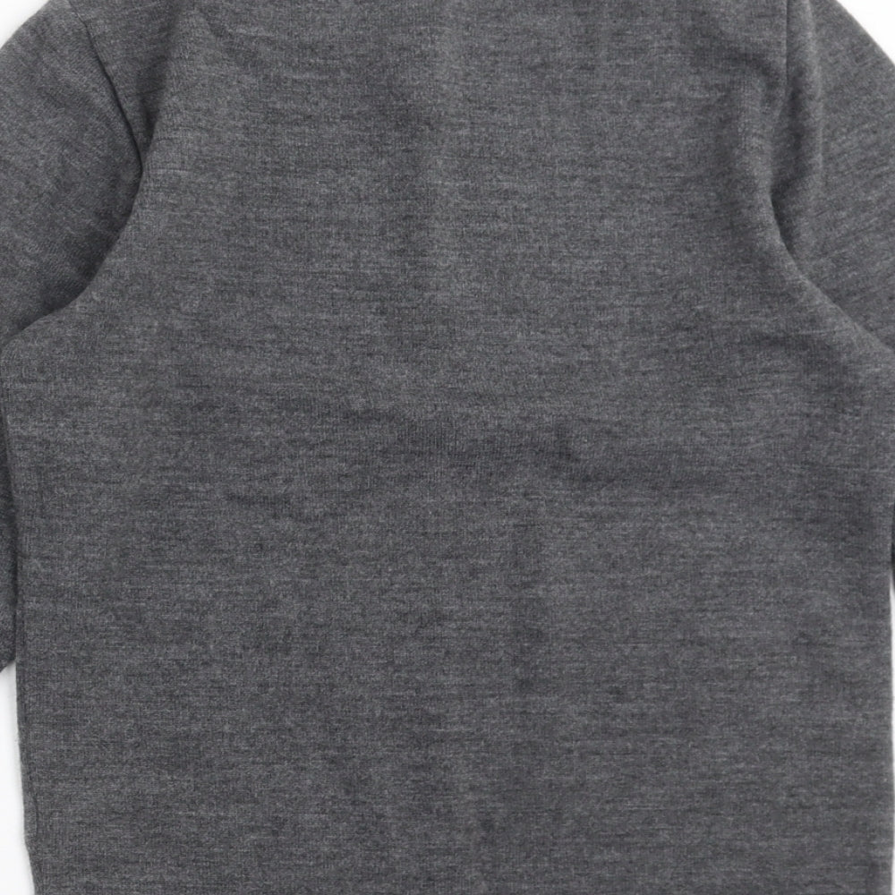 Evidence Womens Grey Knit Pullover Jumper Size XL - sequins