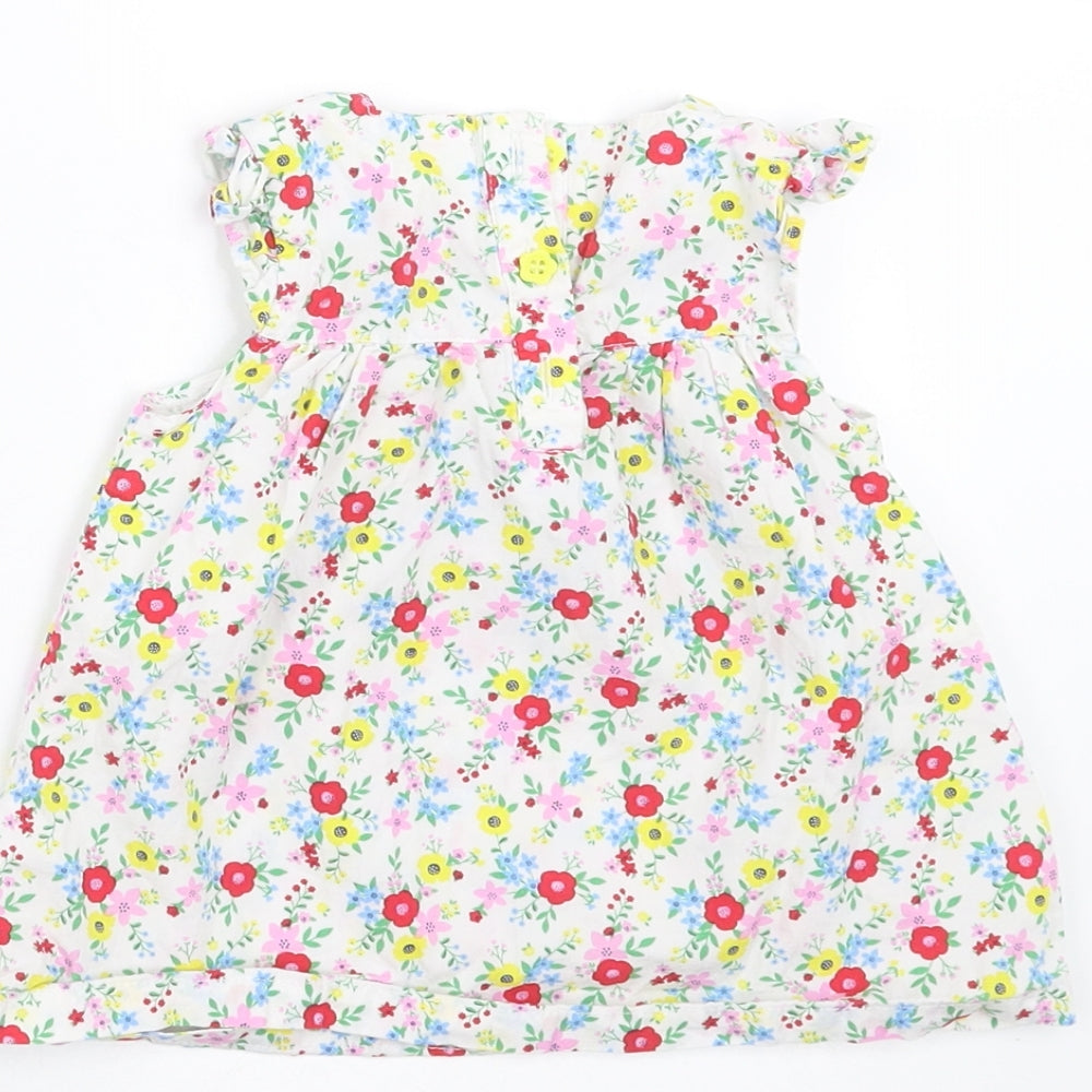 TU Girls Multicoloured Floral Basic Blouse Size 6-9 Months