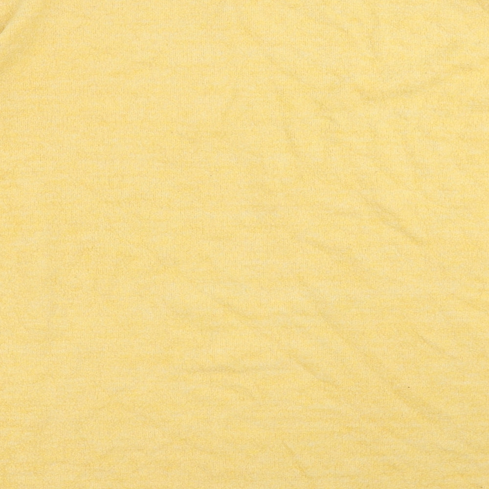H&M Womens Yellow Knit Pullover Jumper Size L