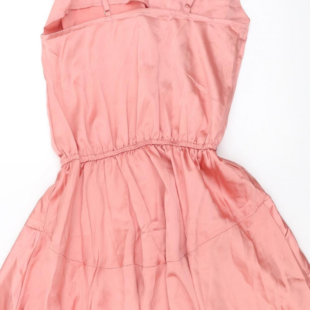 Zaful Womens Pink Fit & Flare Size S