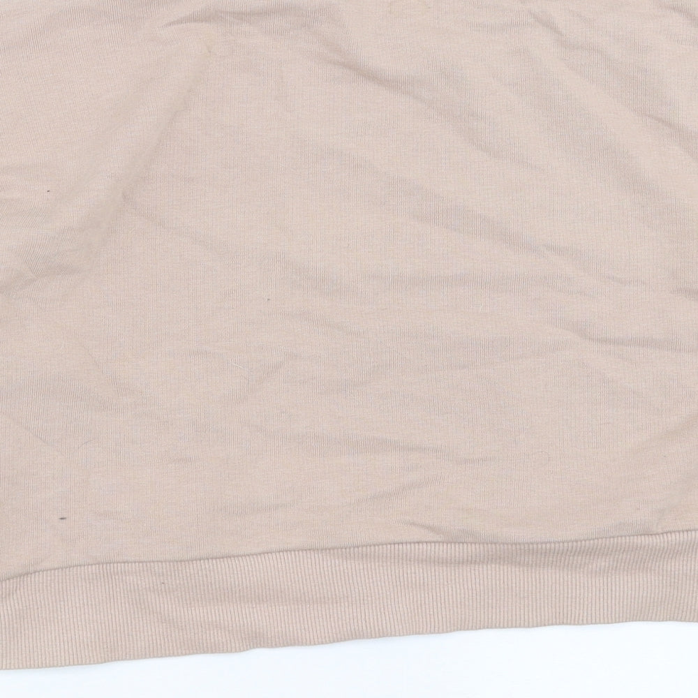 New Look Womens Beige Pullover Sweatshirt Size 14 - cheri
