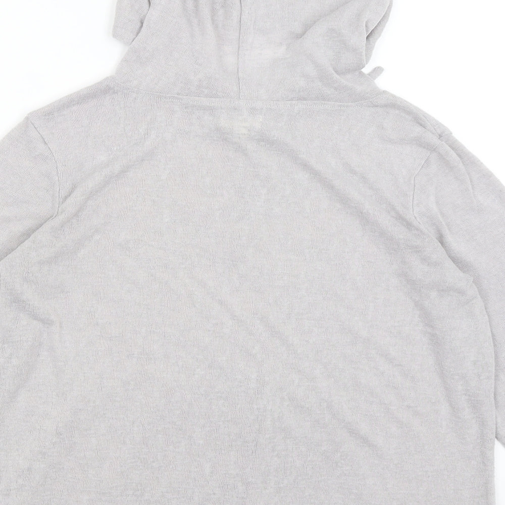 Weatherproof Womens Grey Pullover Hoodie Size M