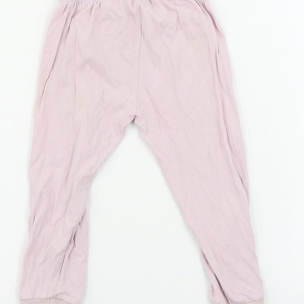 Preworn Pink Snow Pants Leggings Size 12-18 Months