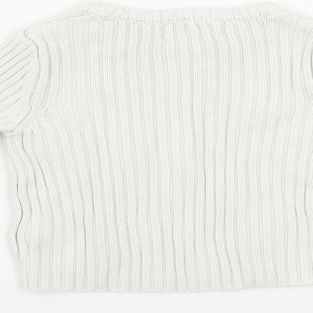 Aspen Boys White Pullover Jumper Size 2 Years