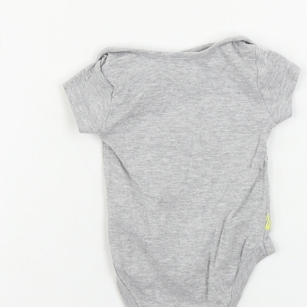 pep&co Boys Grey Babygrow One-Piece Size 0-3 Months