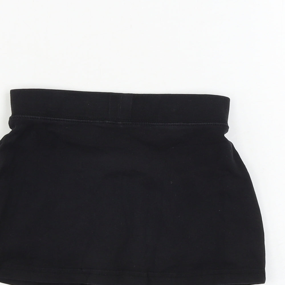 school life Girls Black A-Line Skirt Size 5 Years