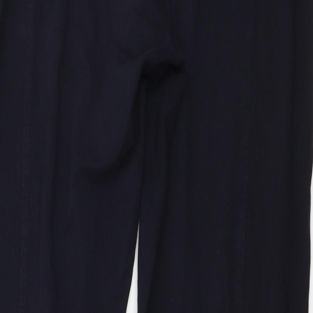 Marks & Spencer Womens Black Trousers Size 14 L24 in